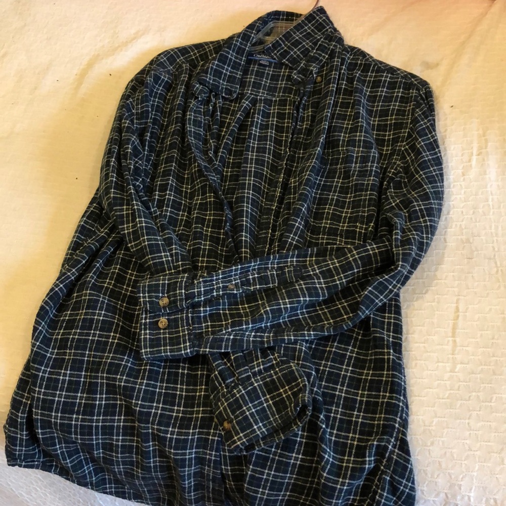 Blue flannel
